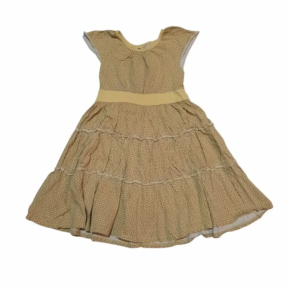 Tea Collection Girls Floral Tiered Swing Dress 6